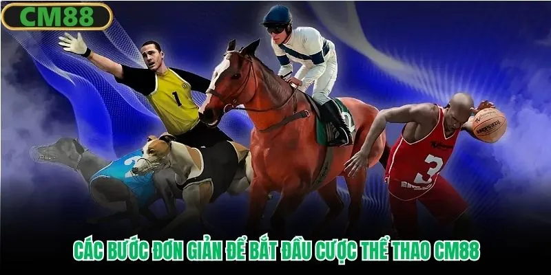 Các bước đơn giản để bắt đầu cược thể thao CM88